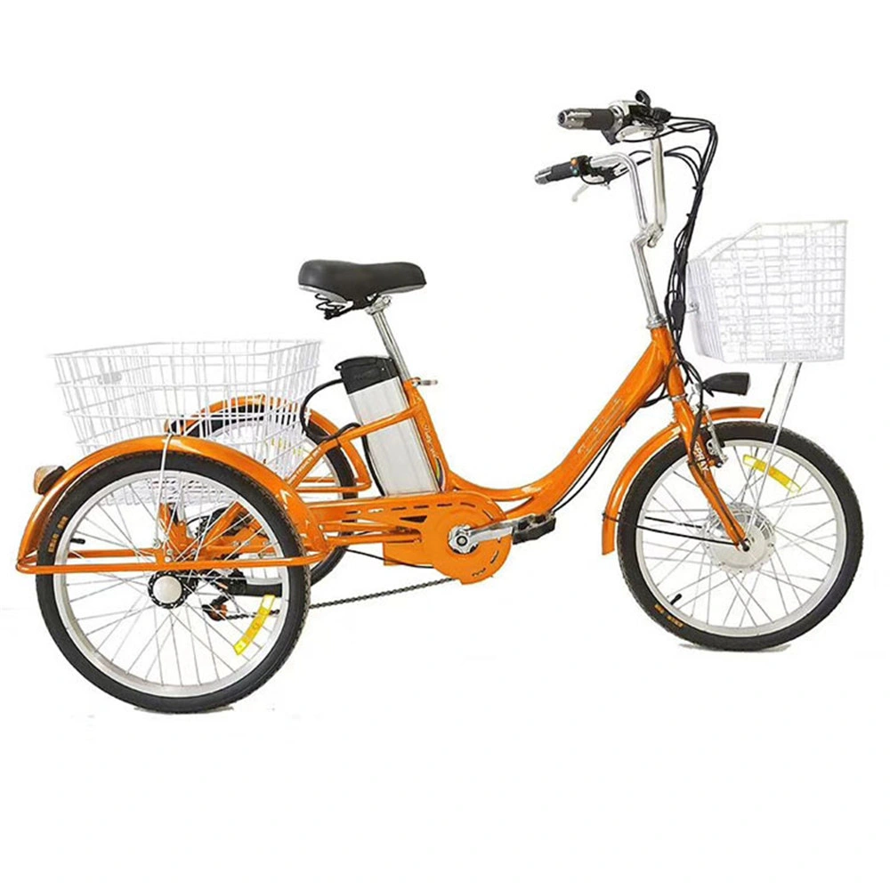 Hot Sell Electric Lady City Bike Bicycle Tricycle Trikevtuvia 24 Inch Electric Trike Fat Tire36V Lithium Battery Electric Drift Scooter Trike