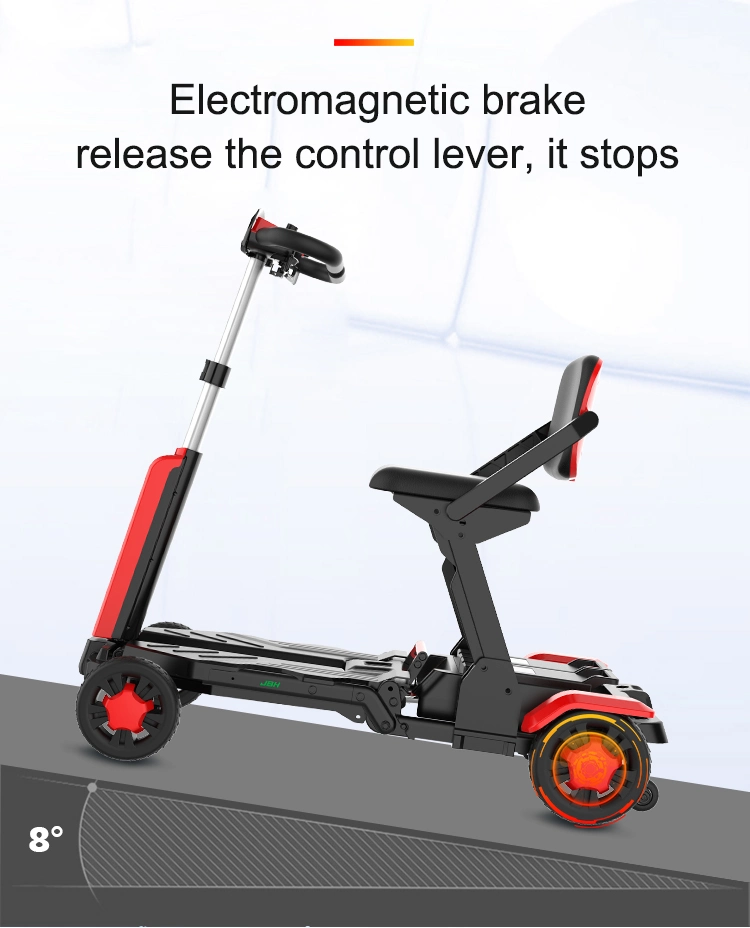 Light Automatic Folded Elder Electric Scooter Tricycle